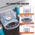 thumbnail image 6 of VEVOR Analytical Balance,500 gram x 0.001g Accuracy High Precision Lab Scale,13 Units Conversion Electronic Scientific Laboratory Scale with Windshield,LCD Display Digital Jewelry Weighing Scale, 6 of 9