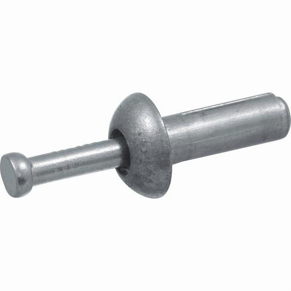 Hillman 1/4 in. D X 3/4 in. L Steel Mushroom Head Hammer Drive Anchor 100 pk