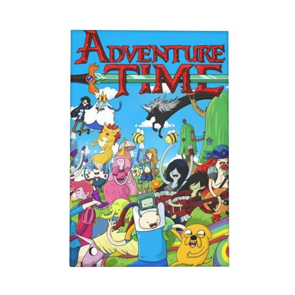 Adventure Time Canvas Decorative Painting Wall Art Living Room Posters Bedroom Home Decorations 12"X18"
