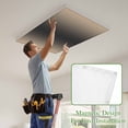 thumbnail image 4 of Beige Black Ombre Magnetic Fluorescent Light Covers for Ceiling Lights 2 x 4 Feet, Modern Gradient Abstract Art Office Classroom Kitchen Drop Ceiling Light Covers Lighting Filters Shade Panel 1 Pack, 4 of 9