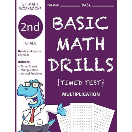 2nd Grade Basic Math Drills Timed Test : Builds and Boosts Key Skills