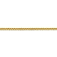 thumbnail image 3 of Real 14kt Yellow Gold 2.6mm Semi-solid 3-Wire Wheat Chain; 20 inch; Lobster Clasp; for Adults and Teens; for Women and Men, 3 of 5