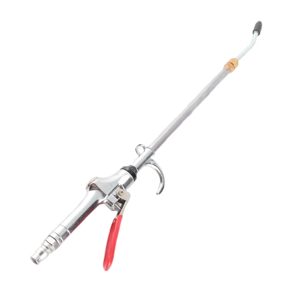 BIMZUC High‑Volume Stainless Steel Air Blow Gun, 26‑Inch Reach, 360° Rotating Hook, No Air Leakage, Ideal for Car Interior Cleaning