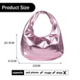 thumbnail image 2 of À la Mode pour Femmes, Mignonne Pochette mini avec Fermeture Éclair, Sac à Main Classique en Cuir Pochette Légère, 2 of 5