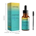thumbnail image 3 of Aceite de ricino para el cabello, hidratante suave, suavizante para cejas y pestañas, 10 ml, 3 of 4