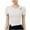 White-01, variant on Womens Cotton Basic Short Sleeve Ripped Cut Out Crew Neck Summer T-Shirts Y2K Cute Crop Tops