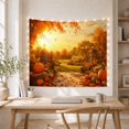 thumbnail image 5 of Stone Pathway Through Rustic Gate With Pumpkins, Cozy Digital Art For Nature Lovers, Autumn Landscape Decor, Thanksgiving Hostess Gift, Tapestry Wall Hanging For Living Room And Bedroom, 5 of 7