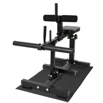 BalanceFrom Fitness Adjustable Seated Calf Raise Machine, Home Gym Equipment, Black
