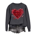 thumbnail image 7 of FDGIU Women's Valentine's Day Sweatshirt - Cute Red Graphic Pullover, Warm & Soft Comfy Holiday Gift, 7 of 7