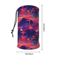 thumbnail image 2 of Neck Gaiter Face Cover Scarf, Hawaiian Style Colorful Sunset Soft Face Sun Mask Cover Scarf Headband Cooling Sweat Absorbing Bandanas Hiking Cycling Running, 2 of 7