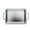 A-Silver 1, variant on Pedty 1X Food Tray,Stainless Steel Snack Tray With Ears Barbecue Tray Restaurant Golden Square Plate Fried Chicken Dessert Plate