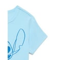 thumbnail image 3 of Disney Stitch Girls Embroidered Graphic T-Shirt, Sizes 4-16, 3 of 3