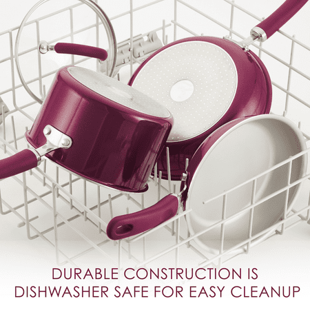 Rachael Ray - Create Delicious 12.5-Inch Frying Pan - Burgundy Shimmer