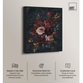 thumbnail image 2 of Gothic Blossom Glow I Canvas Gothic Botanicals by Art Remedy, Black Frame, 16" x 20", 2 of 7