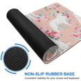 thumbnail image 6 of Long Mouse Pads for Desk,Great Pyrenees Dog and Pioneer Flower Desk Mats on Top Of Desks, Desk Mouse Pad Extra Large with 3mm Non-Slip Base and Stitched Edge for Gaming,Office,Work,Home 47.3"x23.6", 6 of 6