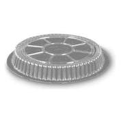 Durable Packaging 8 Round Aluminum Foil Take-Out/Cake Pan w/Clear Dome Lid - Disposable (pack of 50)