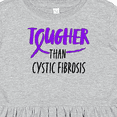 thumbnail image 4 of Inktastic Tougher Than Cystic Fibrosis Girls Toddler Dress, 4 of 5