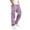 Purple, variant on Mens Casual Sports Multi Pocket Solid Sweatpants Street Mens Cargo Pants Mint Green Sizes M-3XL