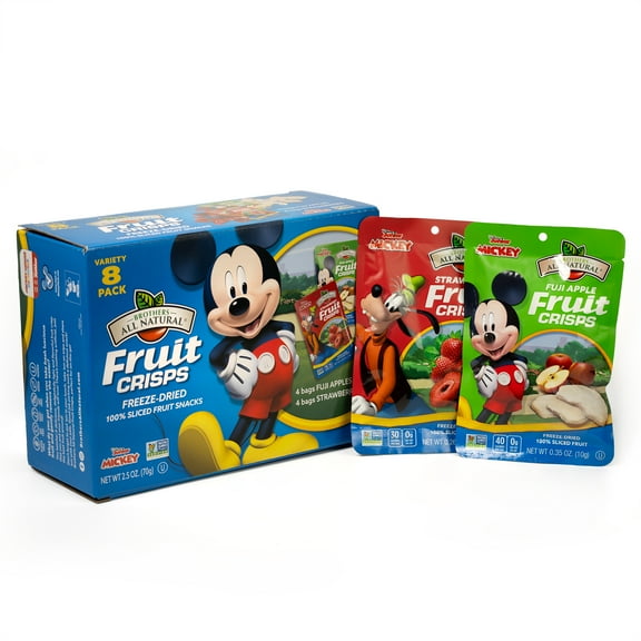 Disney Jr Mickey Freeze Dried Fruit Crisps 8PK