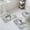 beige, variant on Teal Sea Turtle Coastal Bath Mat 3 Piece Bathroom Rug Set, Summer Beach Ocean Coral Non Slip Bath Rug Contour Mat and Toilet Lid Cover, Absorbent Shower Mats Soft Bath Rugs and Mats Sets