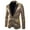 #331-Gold, variant on Men's Fashion Solid Color Long Sleeved Lapel Sequin Breasted Suit JacketFeatures: It is made of Gift