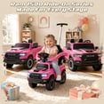 thumbnail image 6 of iYofe 3-in-1 Push Car for Toddlers Ages 1-3, Licensed RAM 1500 Ride On Push Car w/Handle, Safety Rail, Storage, Lights & Horn, 6 of 8
