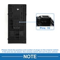 thumbnail image 4 of Interruptor de ventana eléctrica Unique Bargains No. 8E0959851 para el lado del conductor delantero izquierdo para Audi A4 2002-2008 Negro, 4 of 7