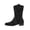 Black, variant on Boots Women Pointy Toe Chunky Heel Side Zipper Short Boots Women's Fashionable Casual Versatile Fall Winter Comfortable Dressy Boots