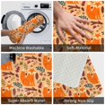 thumbnail image 4 of XMXT Non-Slip Polyester Bathroom Rugs Kitchen Door Mat, Christmas Decorations Fox Print Machine Washable Bath Mats Rug for Kitchen Shower Bathtub Decor, 15.7 x 23.6 inches, 4 of 9