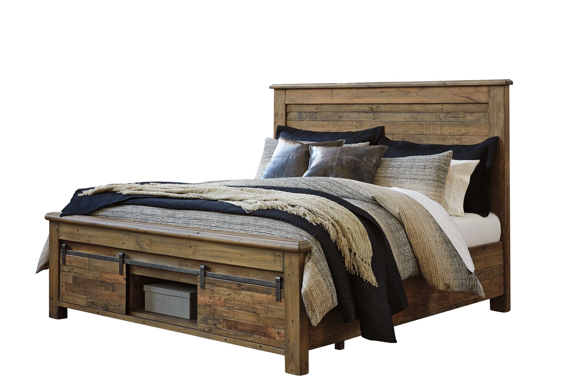 Ashley Furniture Sommerford Queen Panel Bed Brown