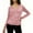 A09 Pink, variant on Xdegoge Sequin Tops for Women Party Night Velvet Dressy Casual Glitter Sparkly Blouse Long Sleeve Holiday Christmas V Neck Evening Bling Shirts