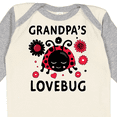 thumbnail image 4 of Inktastic Valentine's Day Grandpa's Lovebug Boys or Girls Long Sleeve Baby Bodysuit, 4 of 5