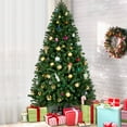 thumbnail image 3 of Alden Design 7.5 Ft Pre-lit Fir Christmas Tree with Warm Lights, Green, 3 of 9