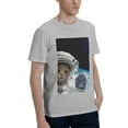 thumbnail image 2 of Bingfone Cat Astronaut Men'S Loose Fit Short-Sleeve Pocket T-Shirt, 2 of 7