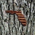thumbnail image 2 of Florida and USA Flag - Cedar Ornament, 2 of 4