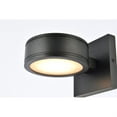 thumbnail image 3 of Raine Integrated LED wall sconce in black, 3 of 5