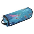 thumbnail image 2 of Hair Tool Organizer Bag with Heat Resistant Mat Removable Travel Storage Case for Hot Air Brushes Curling Irons Blue Vortex, 2 of 8