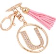 thumbnail image 1 of Letter Keychain,26 Letters A-Z Decorative Letter Keychain,Name Keychain for Women Girl, 1 of 5
