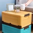 thumbnail image 4 of CNKOO Collapsible Trunk Storage Box  Protective Cover  Foldable  Space-saving  Moistureproof  Clothes Book Toys Organizer for Household Products, 4 of 8