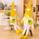 thumbnail image 5 of Artículos decorativos de verano Muñeca amarilla de punto sin rostro Muñeca colgante con forma de limón Gnomo amarillo, 5 of 8