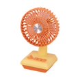 thumbnail image 3 of Ventilador de mano, ventilador personal, ventilador de pestañas silencioso para maquillaje, ventilador portátil, ventilador de escritorio para viajes, Amarillo naranja, 3 of 8
