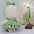 thumbnail image 2 of Handmade Crochet 17cm Doll Clothes - Handcrafted Doll Dress and Accessories for Gift, 2 of 6