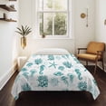 thumbnail image 4 of Turquoise Coastal Large Tapestry for Bedroom Wall Hanging Tapestry, Nautical Starfish Jellyfish Rudder Ceiling Backdrop Tapestries Poster Blanket Wall Decor for Teens Room Living Room Dorm 86" x 104", 4 of 8