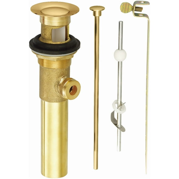 Gerber Plumbing Metal Pop-Up Drain Assembly with Lift Rod