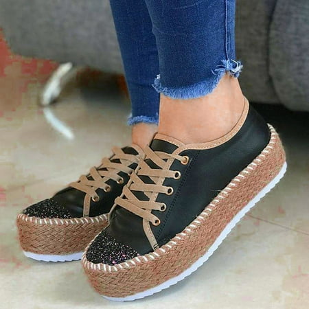 

Women s Ladies Fashion Casual Solid Open Toe Platforms Sandals Beach Shoes Black 6.13440