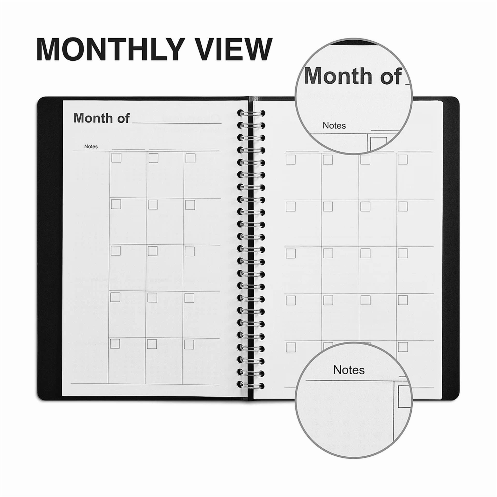 2024 Staples 5" X 8" Weekly Planner Black (St60460-24)
