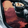 thumbnail image 2 of ZUXONGSY Car Seat Cover Towel Red Moon Mountain Print Sprints Towel Car Seat Covers Absorbent Cars Sport Towel Seat Cushion Automotive Accessories, 2 of 8