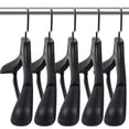 thumbnail image 1 of Colgador de ropa DEDU, 30 unidades, extra ancho, 45 cm, negro, 1 of 7