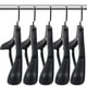 thumbnail image 1 of Colgador de ropa DEDU, 30 unidades, extra ancho, 45 cm, negro, 1 of 7