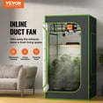 thumbnail image 2 of Inline Duct Fan 4 Inch 200 CFM Variable Speed Controller Quiet AC Motor Ventilation Exhaust Fan for Cooling Booster Grow Tents Hydroponics, 2 of 6